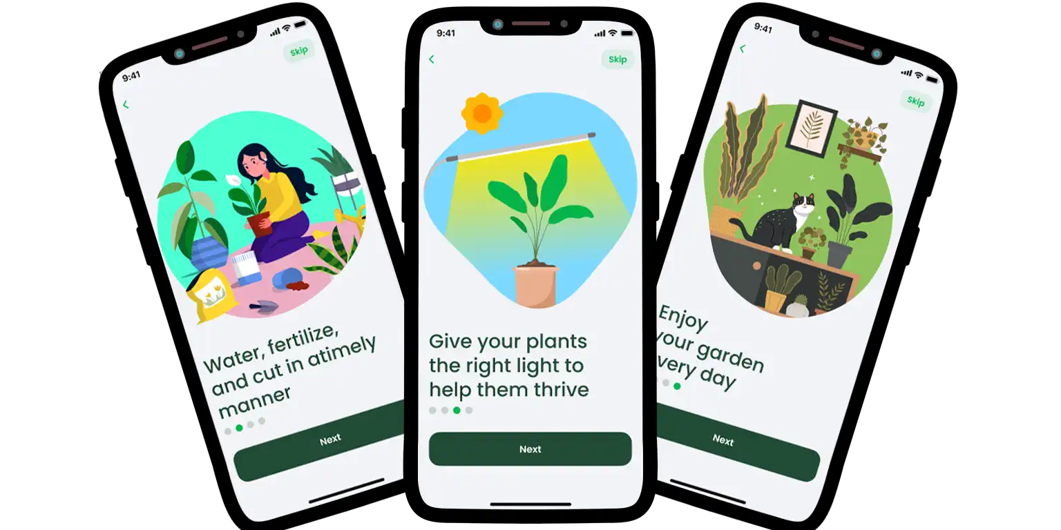 Observing AI Plant Finder interface.